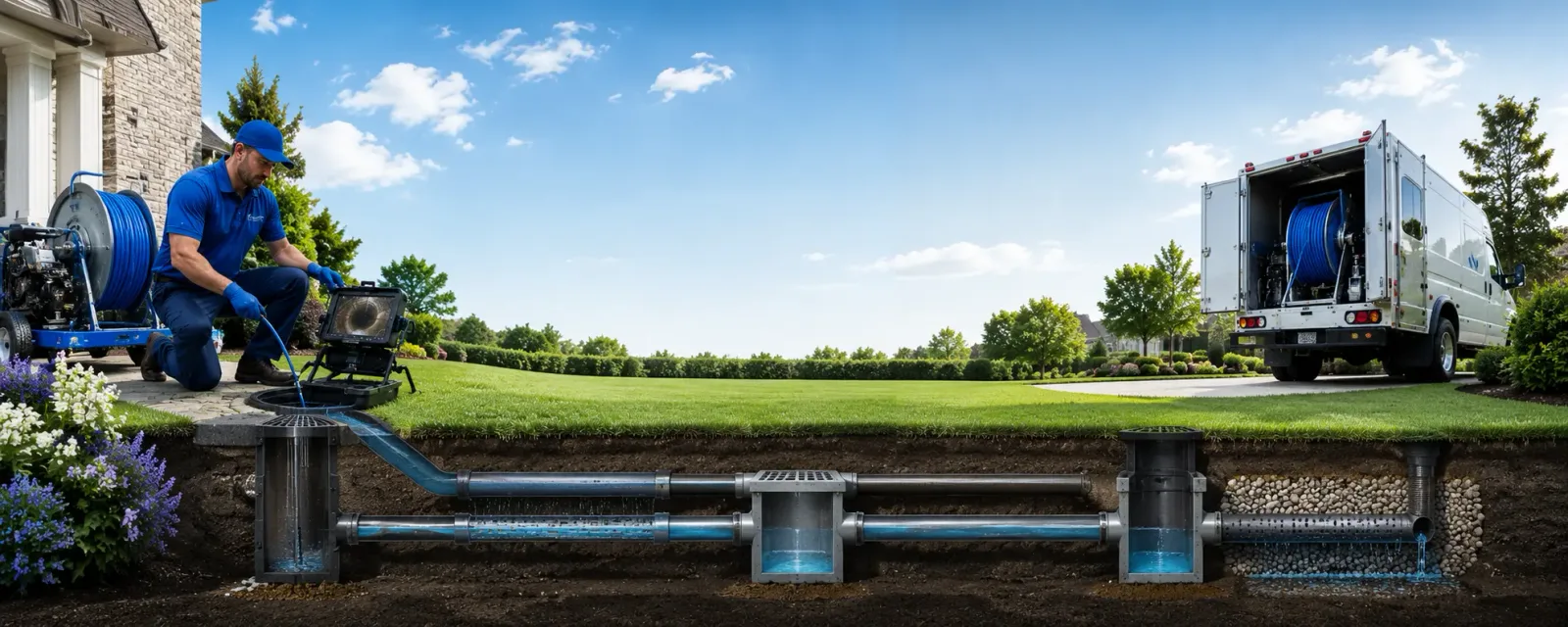 Outdoor drain cleaning information for La Mirada, CA